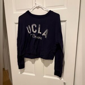 UCLA Bruins Women's Navy Cropped Top